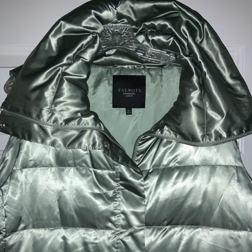 Talbots Satin Vest